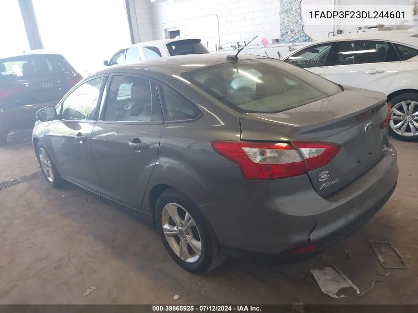 2013 Ford Focus Se VIN: 1FADP3F23DL244601 Lot: 39865925