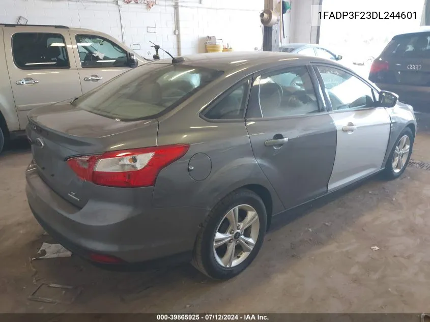 2013 Ford Focus Se VIN: 1FADP3F23DL244601 Lot: 39865925