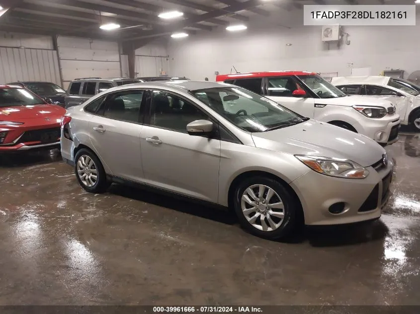 2013 Ford Focus Se VIN: 1FADP3F28DL182161 Lot: 39961666