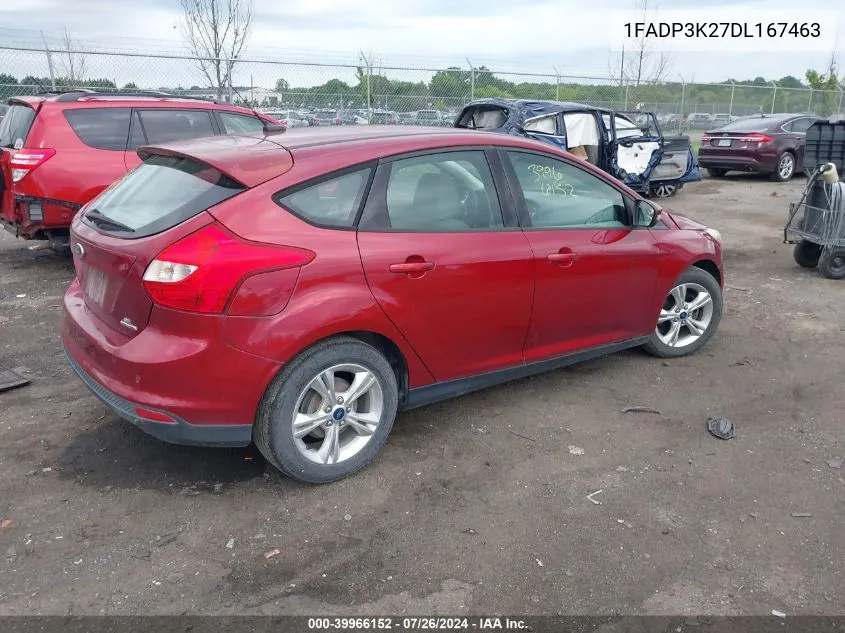 2013 Ford Focus Se VIN: 1FADP3K27DL167463 Lot: 39966152