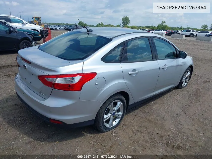 2013 Ford Focus Se VIN: 1FADP3F26DL267354 Lot: 39971245