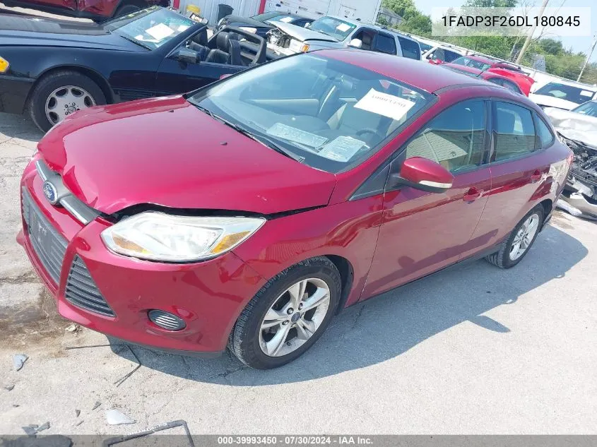 2013 Ford Focus Se VIN: 1FADP3F26DL180845 Lot: 39993450