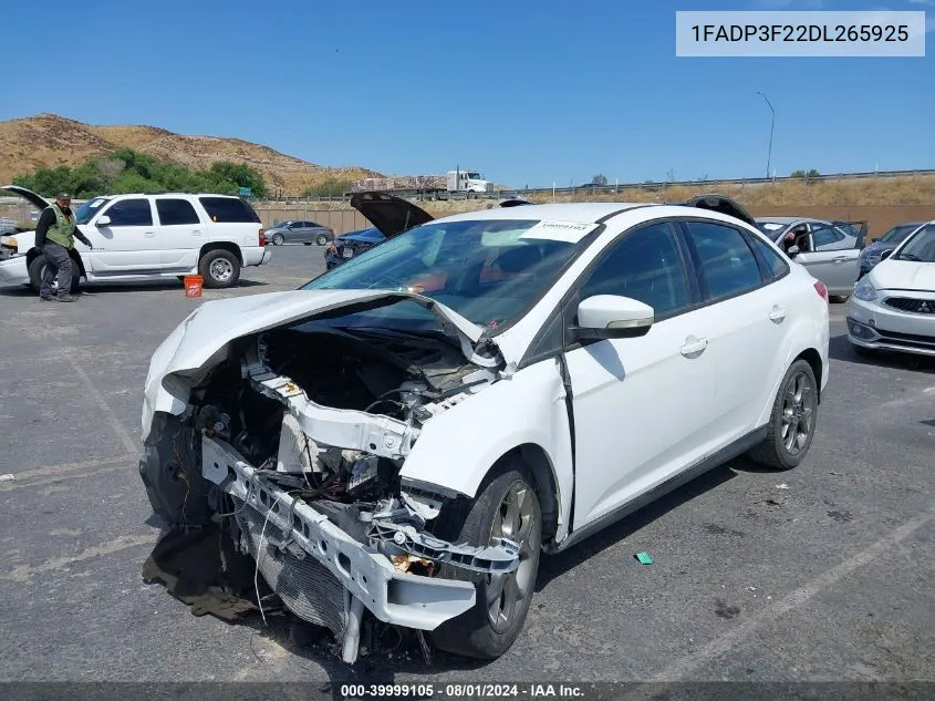 1FADP3F22DL265925 2013 Ford Focus Se