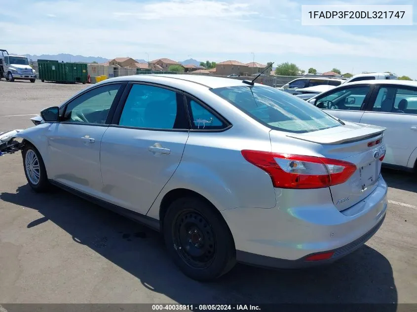 1FADP3F20DL321747 2013 Ford Focus Se