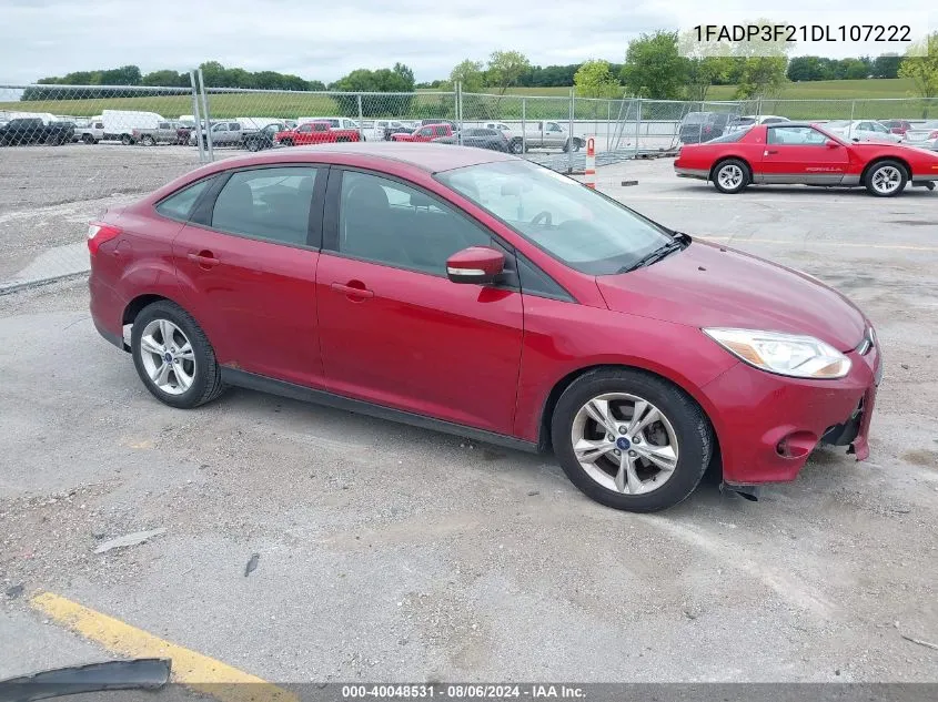 1FADP3F21DL107222 2013 Ford Focus Se