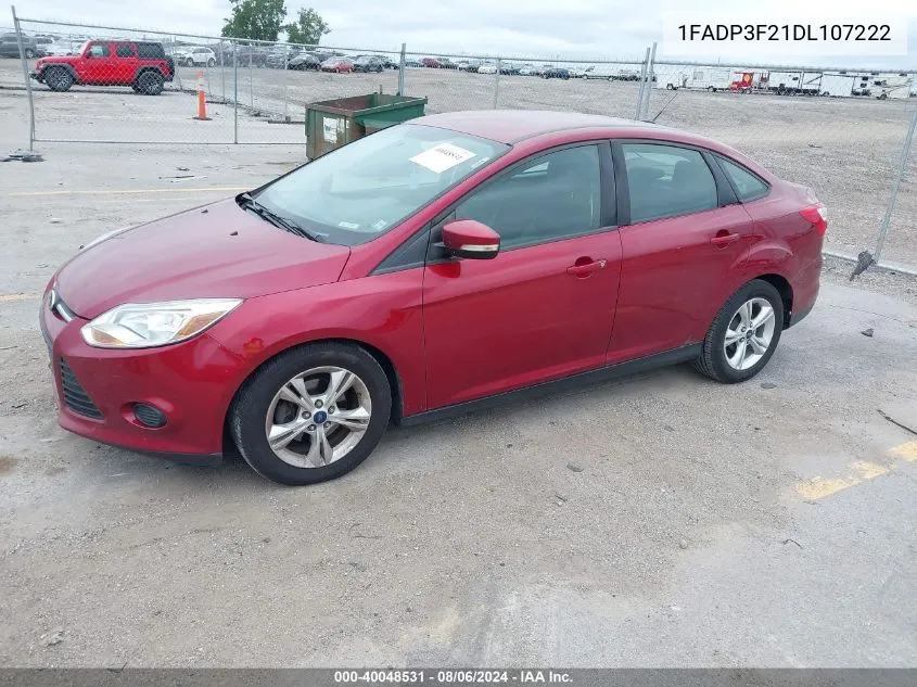 1FADP3F21DL107222 2013 Ford Focus Se