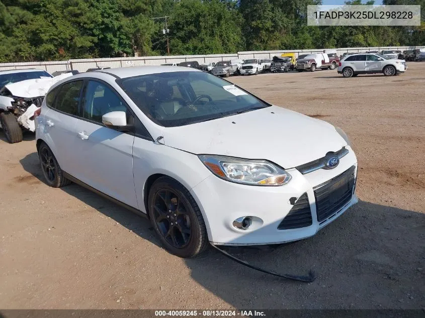 2013 Ford Focus Se VIN: 1FADP3K25DL298228 Lot: 40059245