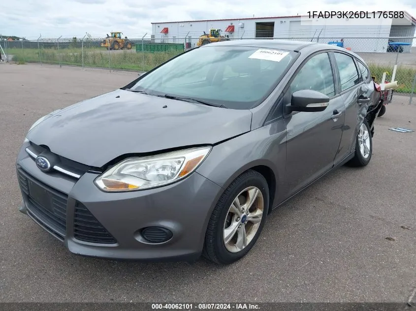 2013 Ford Focus Se VIN: 1FADP3K26DL176588 Lot: 40062101