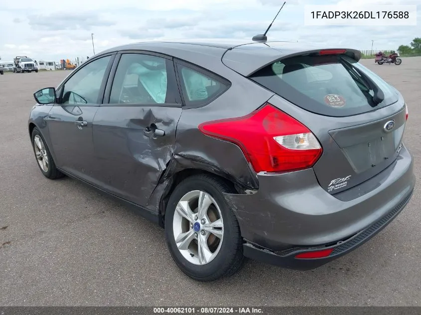 2013 Ford Focus Se VIN: 1FADP3K26DL176588 Lot: 40062101