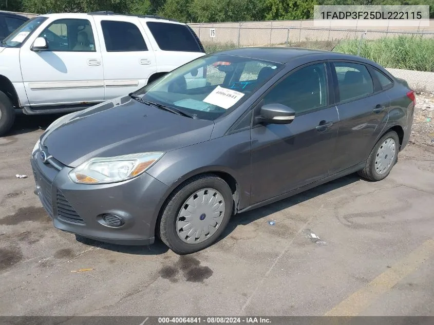 1FADP3F25DL222115 2013 Ford Focus Se