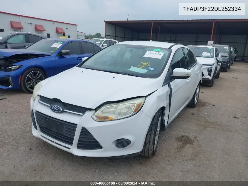 1FADP3F22DL252334 2013 Ford Focus Se