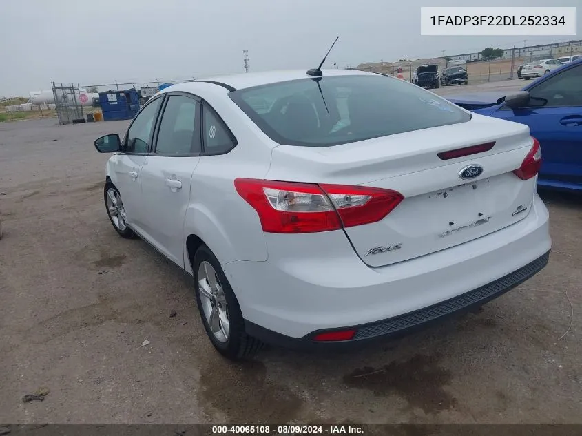 1FADP3F22DL252334 2013 Ford Focus Se