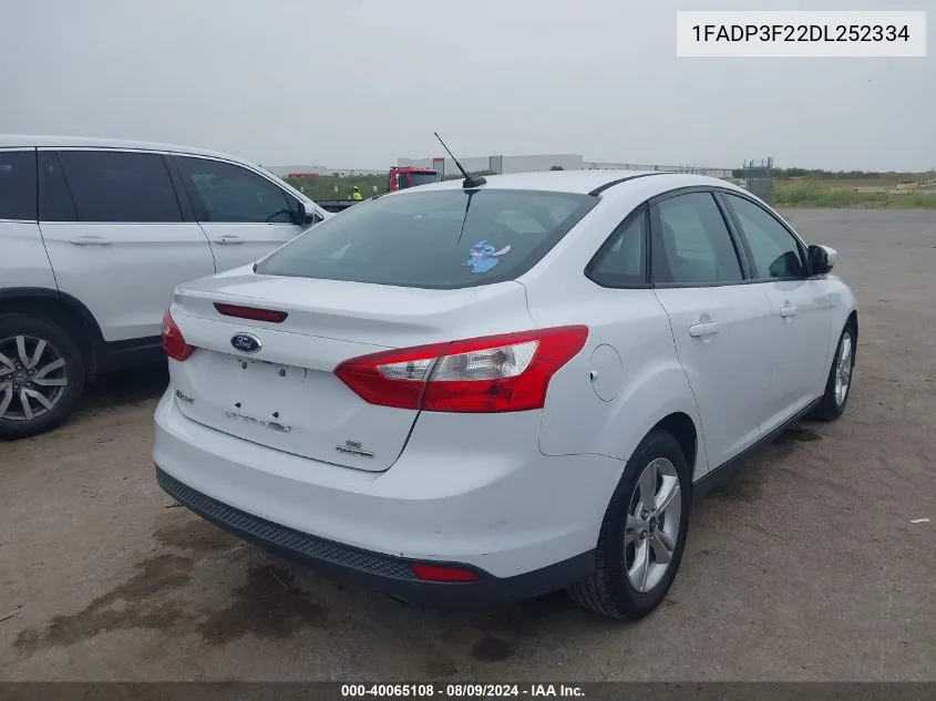 1FADP3F22DL252334 2013 Ford Focus Se