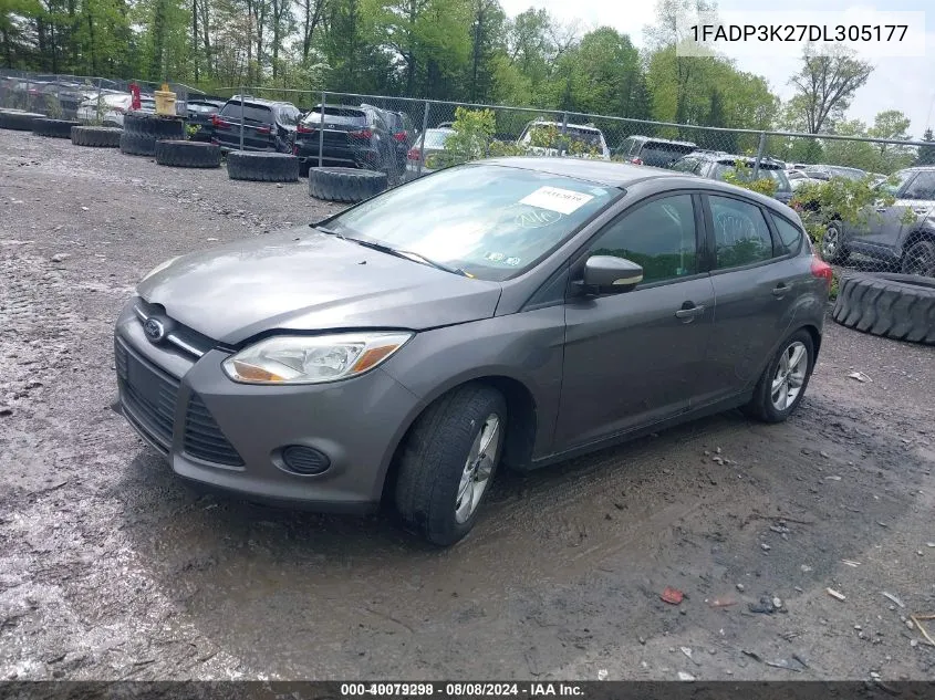 2013 Ford Focus Se VIN: 1FADP3K27DL305177 Lot: 40079298