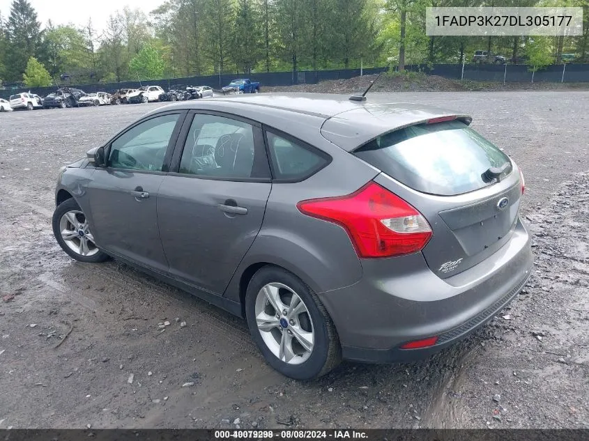 2013 Ford Focus Se VIN: 1FADP3K27DL305177 Lot: 40079298