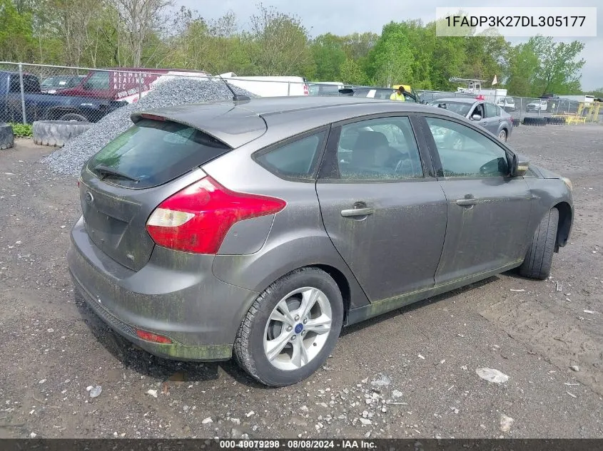 2013 Ford Focus Se VIN: 1FADP3K27DL305177 Lot: 40079298