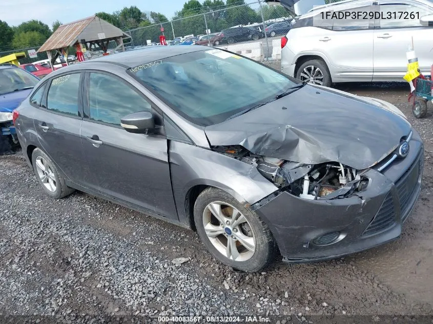 2013 Ford Focus Se VIN: 1FADP3F29DL317261 Lot: 40083567