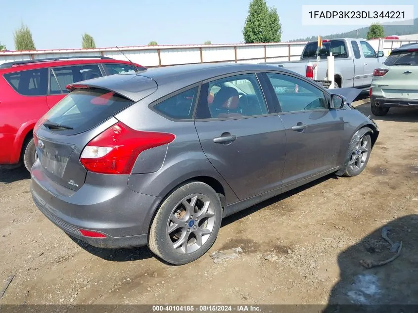 2013 Ford Focus Se VIN: 1FADP3K23DL344221 Lot: 40104185