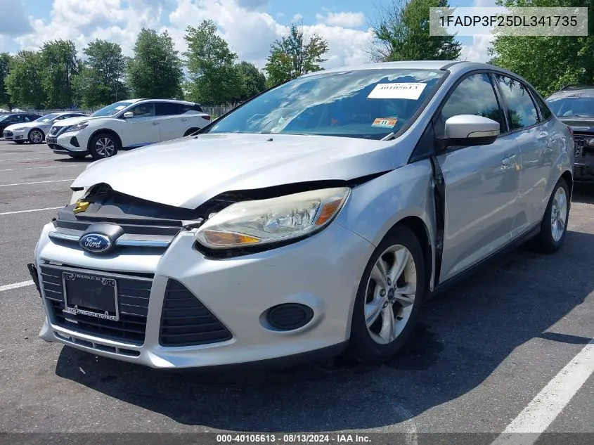 2013 Ford Focus Se VIN: 1FADP3F25DL341735 Lot: 40105613