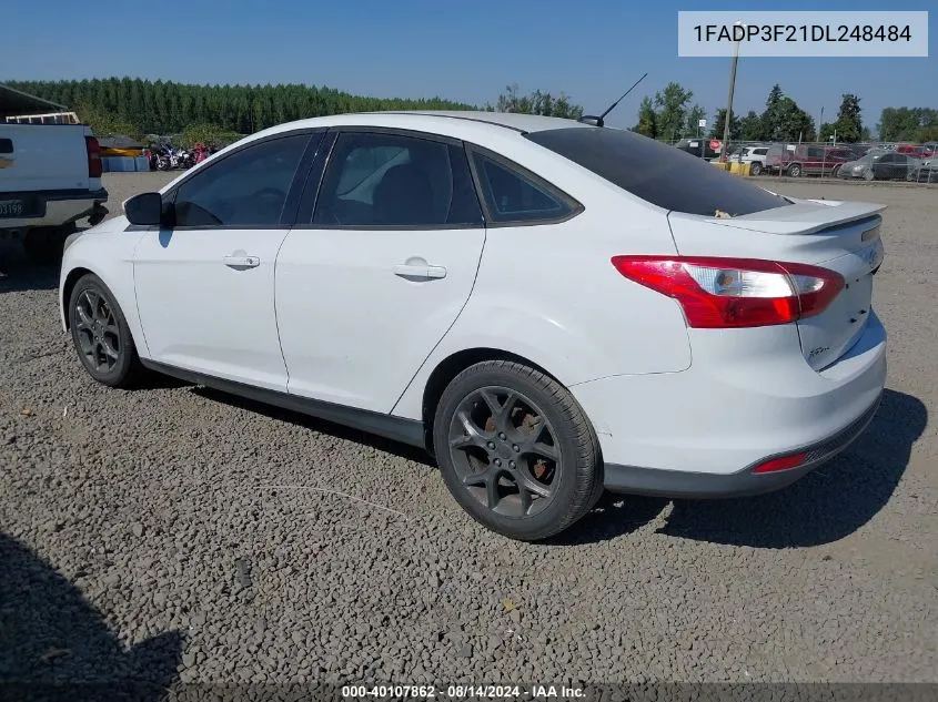 1FADP3F21DL248484 2013 Ford Focus Se