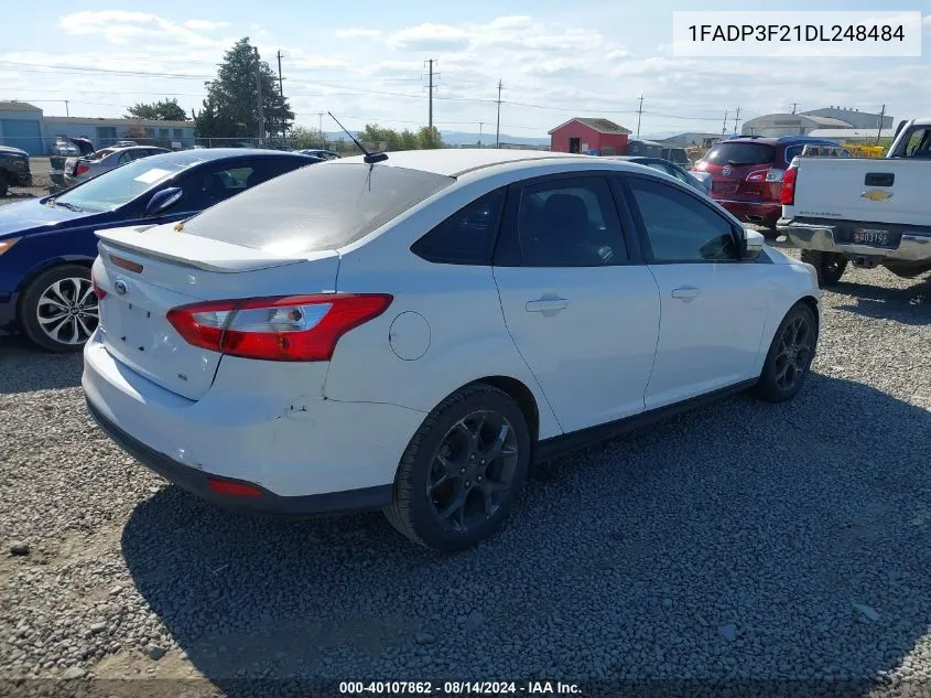 1FADP3F21DL248484 2013 Ford Focus Se