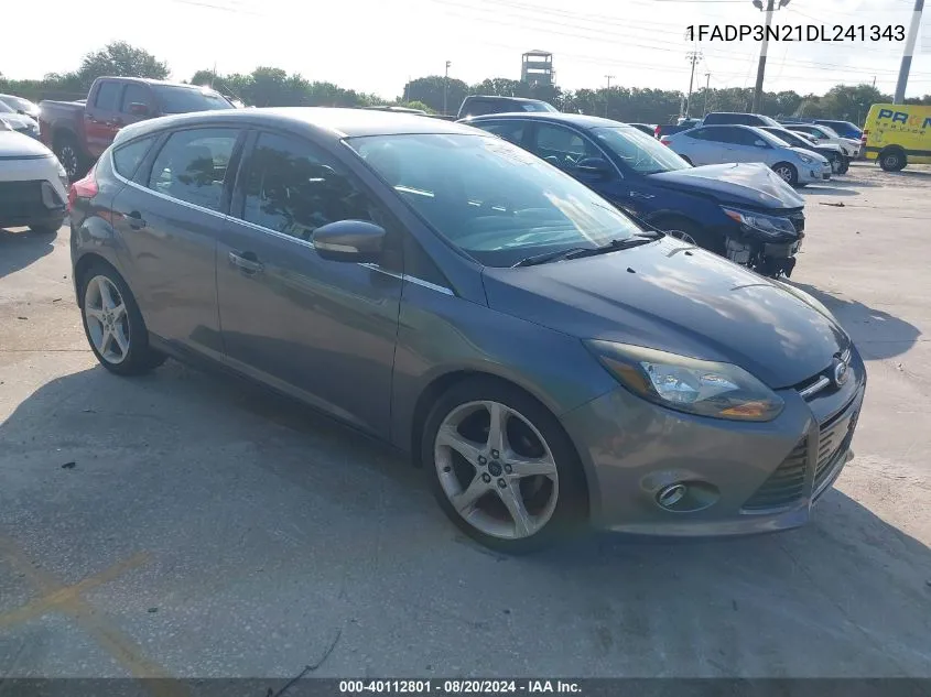 2013 Ford Focus Titanium VIN: 1FADP3N21DL241343 Lot: 40112801