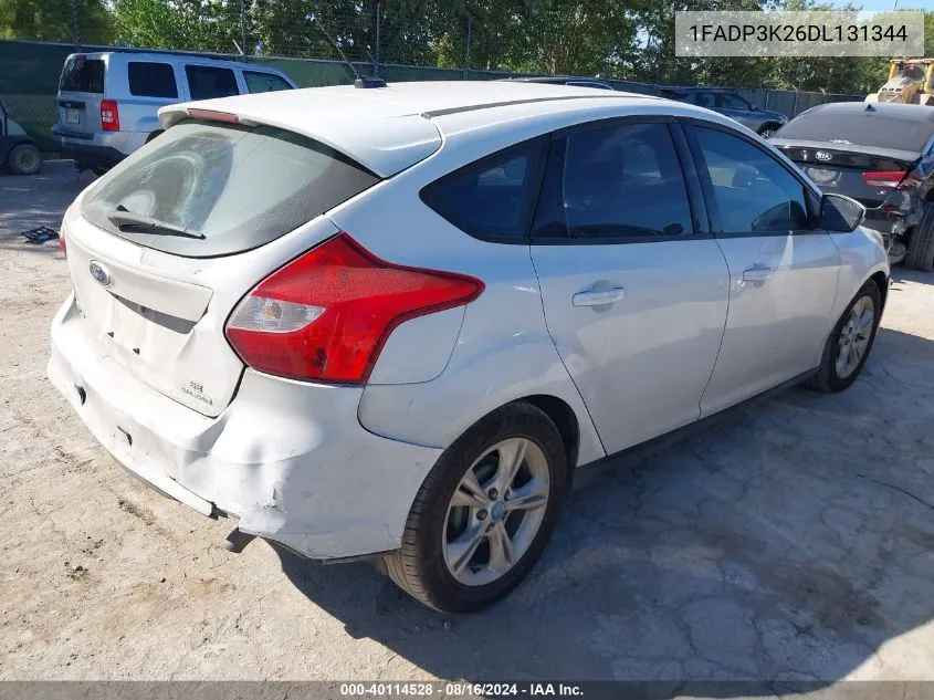 2013 Ford Focus Se VIN: 1FADP3K26DL131344 Lot: 40114528