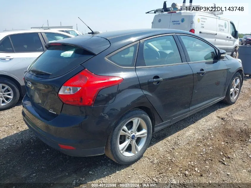 1FADP3K22DL143748 2013 Ford Focus Se