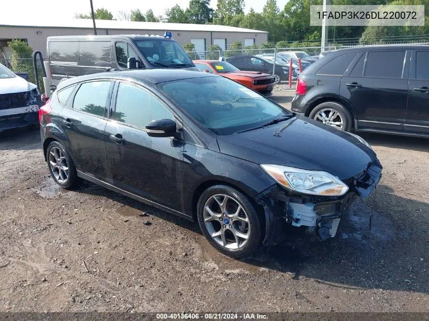 2013 Ford Focus Se VIN: 1FADP3K26DL220072 Lot: 40136406