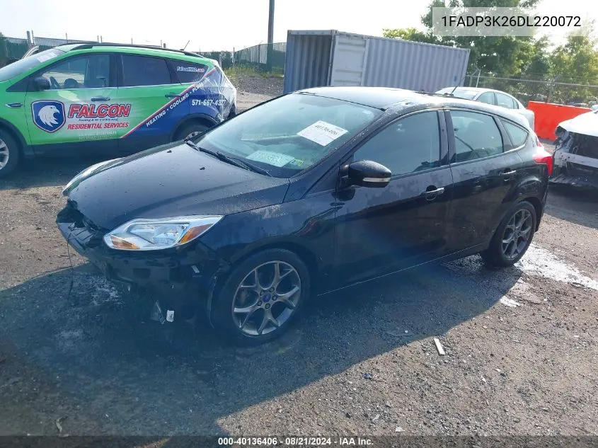 2013 Ford Focus Se VIN: 1FADP3K26DL220072 Lot: 40136406