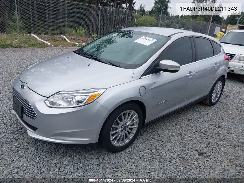 2013 Ford Focus Electric VIN: 1FADP3R40DL211343 Lot: 40147024