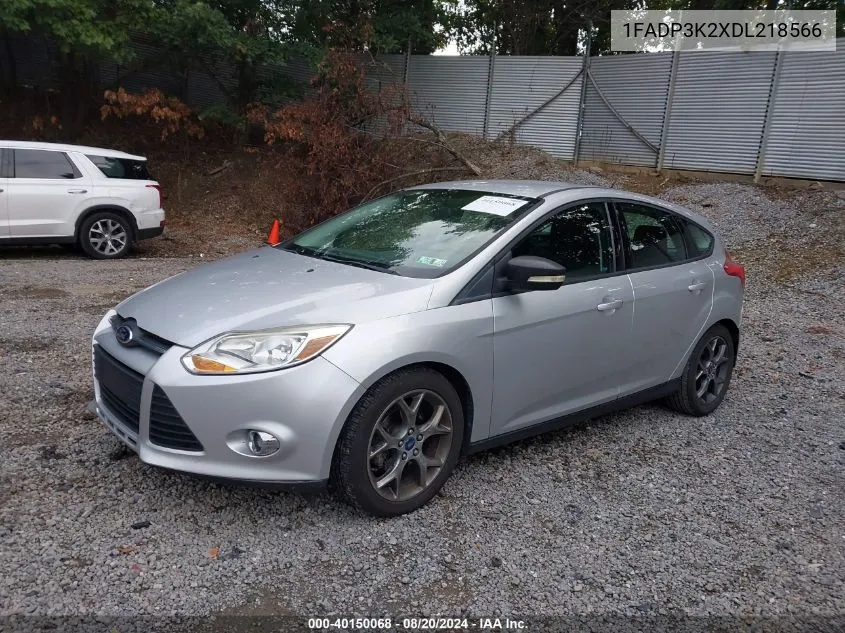 2013 Ford Focus Se VIN: 1FADP3K2XDL218566 Lot: 40150068