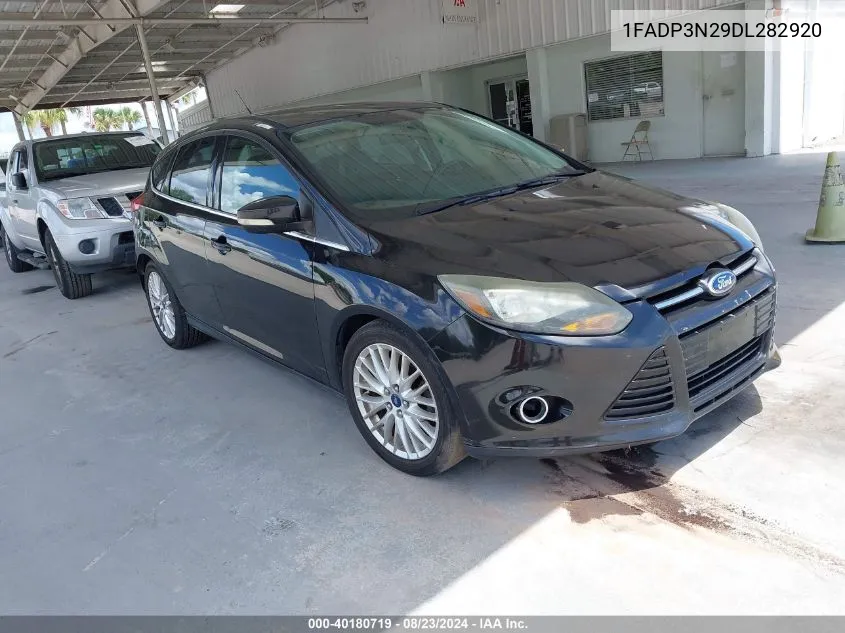 2013 Ford Focus Titanium VIN: 1FADP3N29DL282920 Lot: 40180719