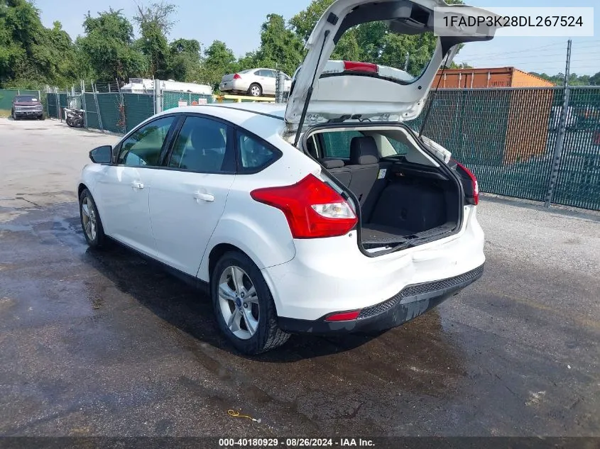 2013 Ford Focus Se VIN: 1FADP3K28DL267524 Lot: 40180929