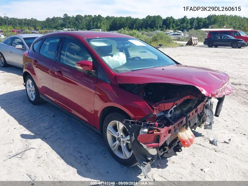 2013 Ford Focus Se VIN: 1FADP3K29DL260615 Lot: 40183246