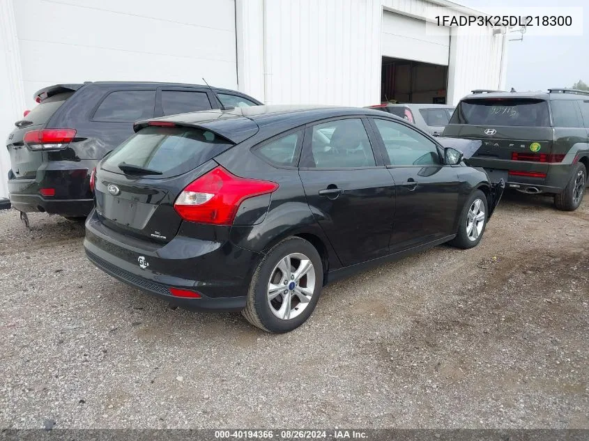 2013 Ford Focus Se VIN: 1FADP3K25DL218300 Lot: 40194366