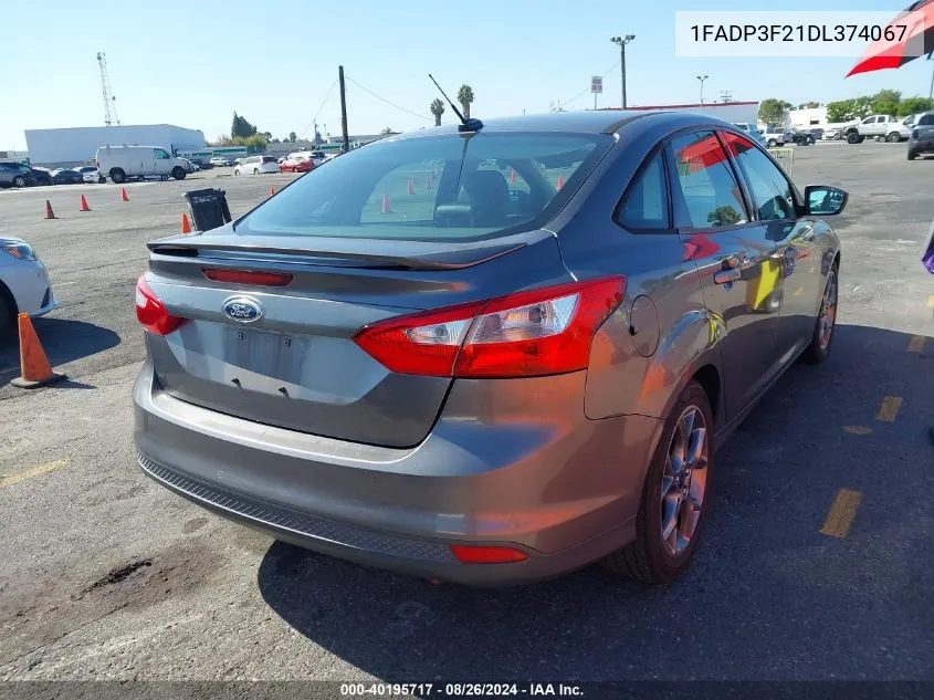 1FADP3F21DL374067 2013 Ford Focus Se