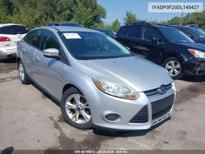 2013 Ford Focus Se VIN: 1FADP3F20DL145427 Lot: 40196872