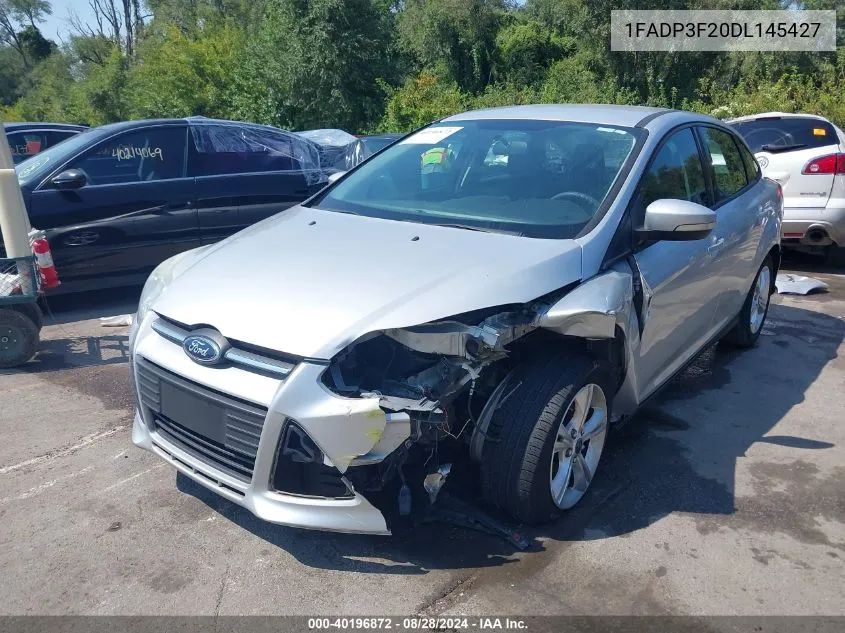 2013 Ford Focus Se VIN: 1FADP3F20DL145427 Lot: 40196872