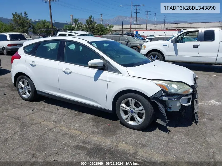 2013 Ford Focus Se VIN: 1FADP3K28DL343890 Lot: 40202969