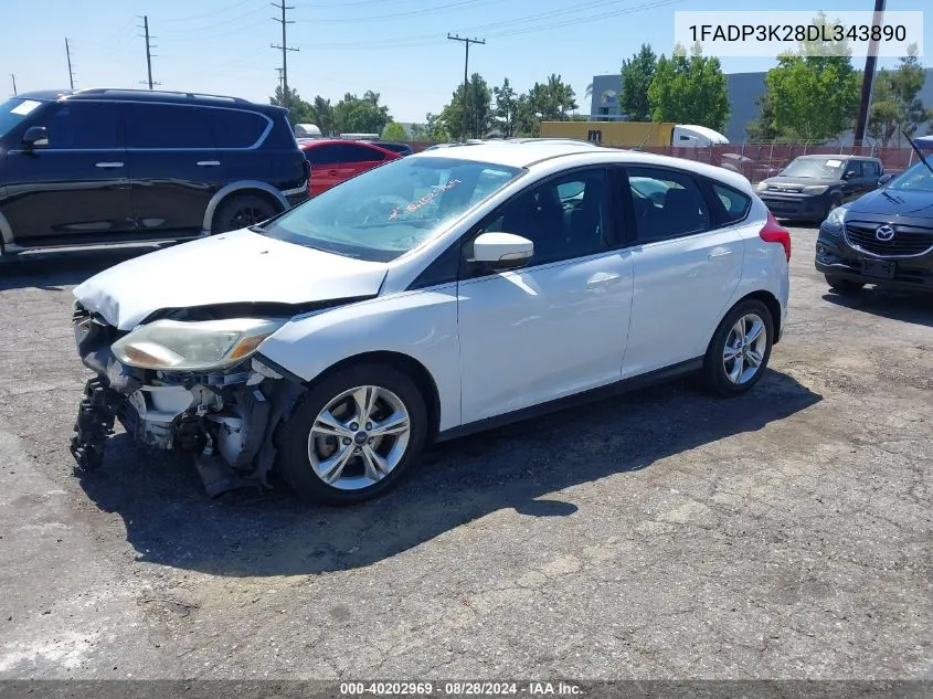 1FADP3K28DL343890 2013 Ford Focus Se