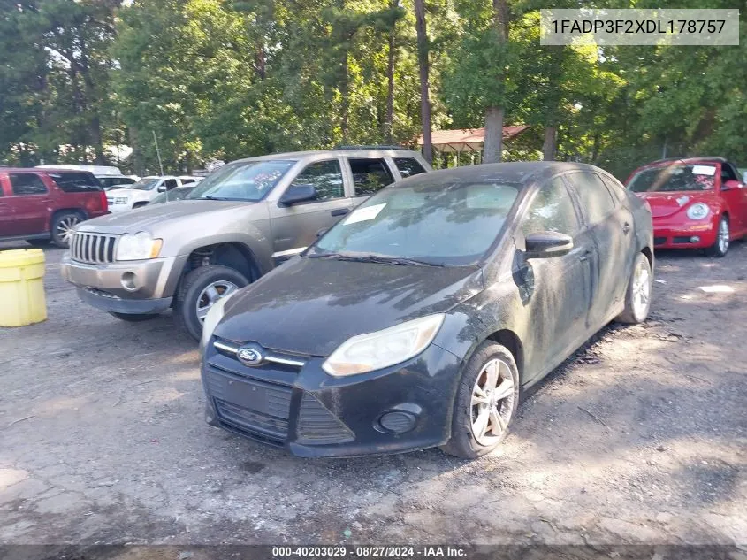 1FADP3F2XDL178757 2013 Ford Focus Se