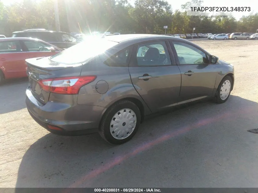 2013 Ford Focus Se VIN: 1FADP3F2XDL348373 Lot: 40208031