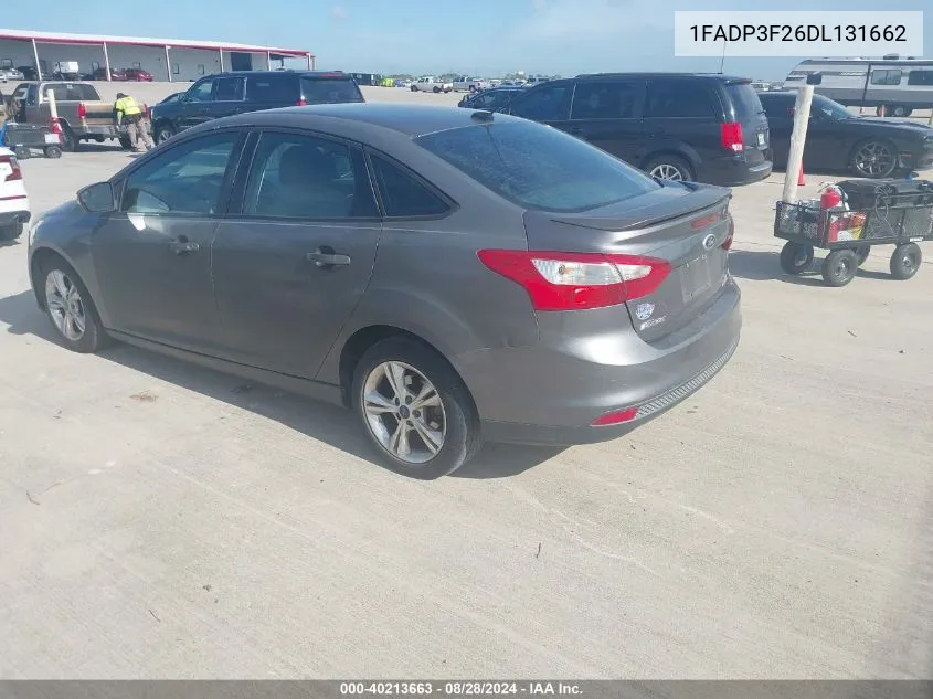 1FADP3F26DL131662 2013 Ford Focus Se