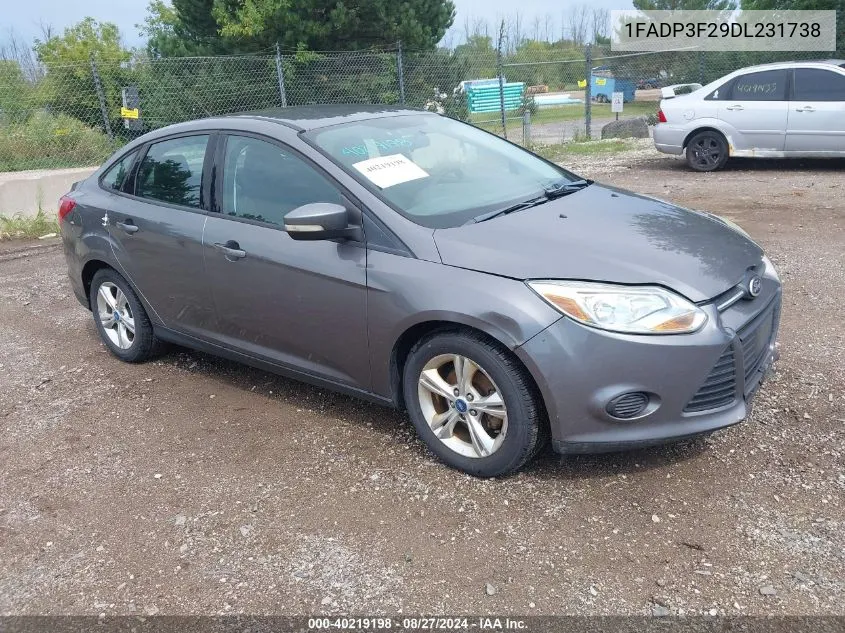 1FADP3F29DL231738 2013 Ford Focus Se