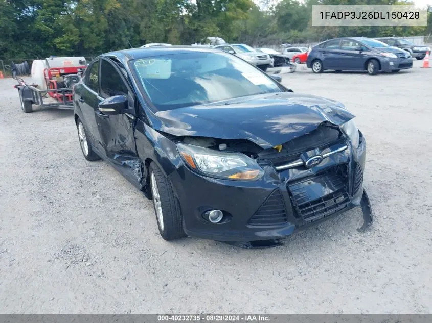 2013 Ford Focus Titanium VIN: 1FADP3J26DL150428 Lot: 40232735