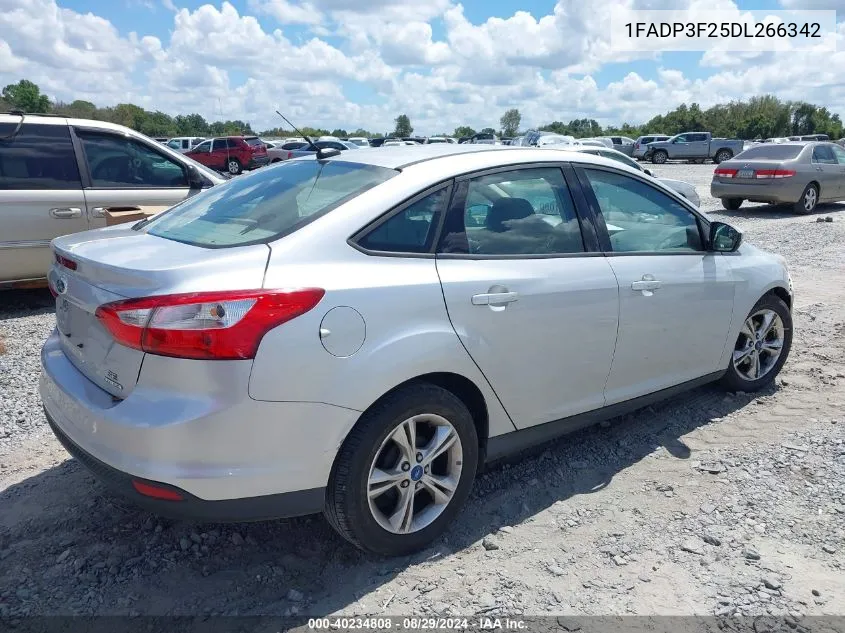 2013 Ford Focus Se VIN: 1FADP3F25DL266342 Lot: 40234808