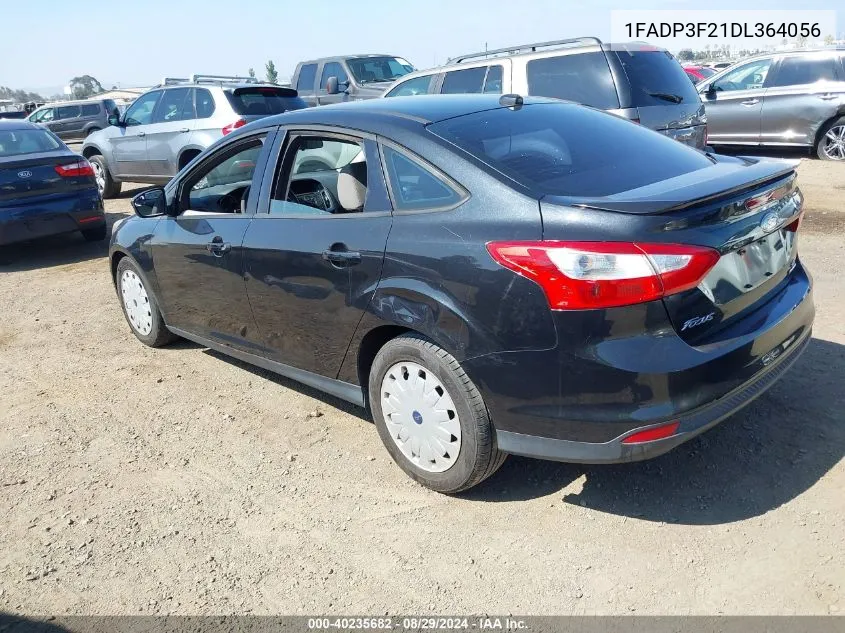 2013 Ford Focus Se VIN: 1FADP3F21DL364056 Lot: 40235682