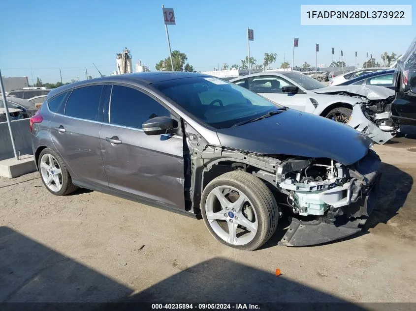 2013 Ford Focus Titanium VIN: 1FADP3N28DL373922 Lot: 40235894