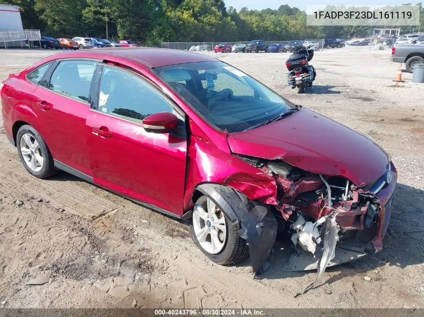 2013 Ford Focus Se VIN: 1FADP3F23DL161119 Lot: 40243796